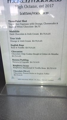 Menu photo 5 High Octane Aberdeen, NC