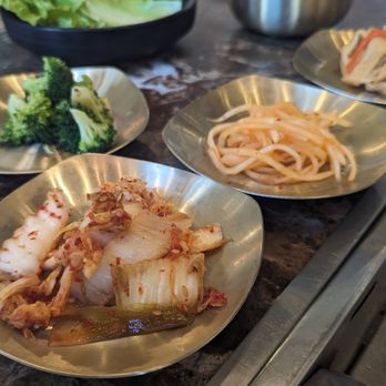 Woodam - Banchans that come with the galbi - Korean Near Me - Morris Plains, New Jersey Woodam - Banchans that come with the galbi - Korean Near Me - Morris Plains, New Jersey