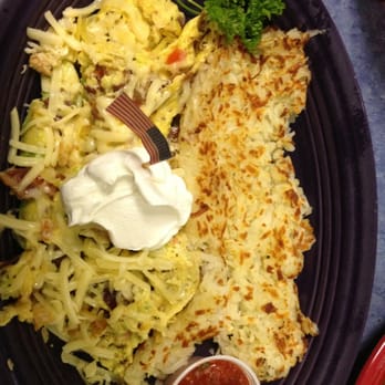 Granite Rock Grille - Peppered bacon scramble with Gouda - Breakfast & Brunch Near Me - Rocklin, California Granite Rock Grille - Peppered bacon scramble with Gouda - Breakfast & Brunch Near Me - Rocklin, California