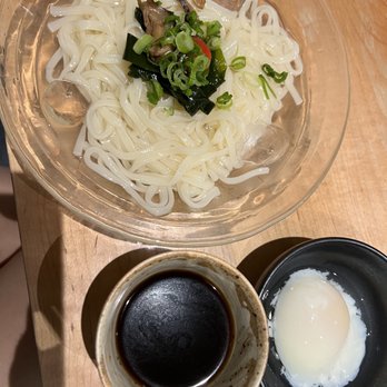 Raku - Hiyashi Cold noodle with an egg on the side - Japanese Near Me - Toronto, Ontario Raku - Hiyashi Cold noodle with an egg on the side - Japanese Near Me - Toronto, Ontario