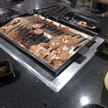 AYCE Gogi - VAN NUYS - Not a great picture because I was so hungry and couldn't wait lol but the meat was so good - Korean Near Me - Van Nuys, California AYCE Gogi - VAN NUYS - Not a great picture because I was so hungry and couldn't wait lol but the meat was so good - Korean Near Me - Van Nuys, California