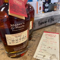 Oak Hill Beverage - Our second barrel of bourbon, custom blended by us! It's very nice!