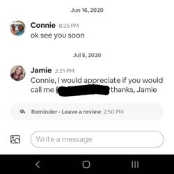Communications with host