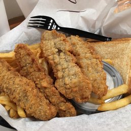 9-5-2021 - Steak Finger Basket includes toast, gravy and fries.