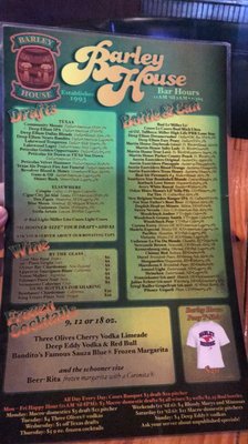 Menu photo 3 The Barley House Dallas, TX Menu photo 3 The Barley House Dallas, TX