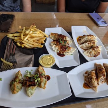 Urbanbelly - We had 3 of each Dumpling and amazing fries! - Asian Fusion Near Me - Chicago, Illinois Urbanbelly - We had 3 of each Dumpling and amazing fries! - Asian Fusion Near Me - Chicago, Illinois