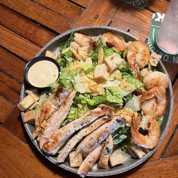 The Cottage - Caesar salad with chicken and shrimp - New American Near Me - Sarasota, Florida The Cottage - Caesar salad with chicken and shrimp - New American Near Me - Sarasota, Florida