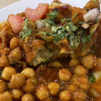 Pooja Indian Grill - Samosa with Chole - Indian Near Me - West Sacramento, California