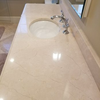Stone Care Concepts - Full restoration of the this marble vanity to remove etching and stains. Then sealed.. - Refinishing Services Near Me - Brightwaters, New York Stone Care Concepts - Full restoration of the this marble vanity to remove etching and stains. Then sealed.. - Refinishing Services Near Me - Brightwaters, New York