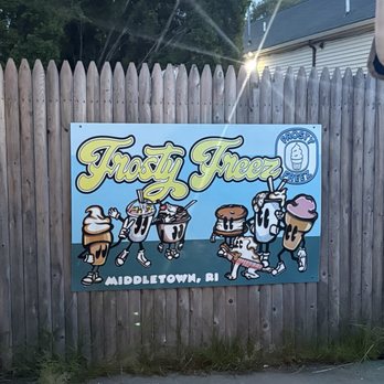 Frosty Freez - Sign by seating - Ice Cream & Frozen Yogurt Near Me - Middletown, Rhode Island Frosty Freez - Sign by seating - Ice Cream & Frozen Yogurt Near Me - Middletown, Rhode Island
