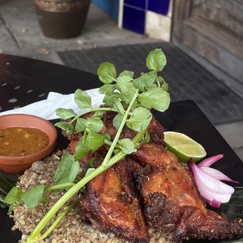 The Tulip and the Rose Cafe - Grilled chicken with peanut sauce - Turkish Near Me - Franklin, New York