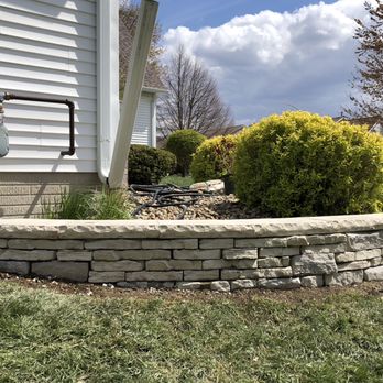 Gibson Mowing & Landscape - a retaining wall with a water pump - Landscaping Near Me Gibson Mowing & Landscape - a retaining wall with a water pump - Landscaping Near Me