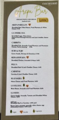 Menu photo 2 Encuentro Cafe San Diego, CA Menu photo 2 Encuentro Cafe San Diego, CA