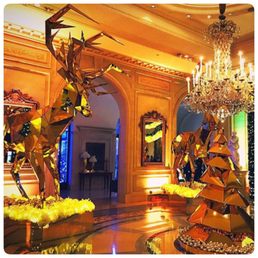 Lobby area decorations. Lobby area decorations.
