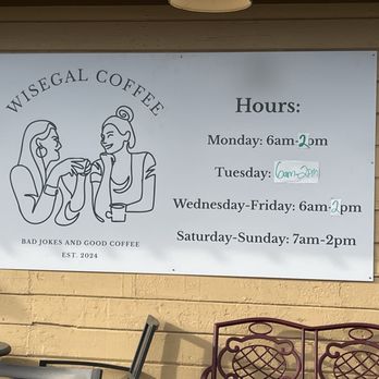 Wisegal Coffee - Hours - Coffee & Tea Near Me - Shingle Springs, California Wisegal Coffee - Hours - Coffee & Tea Near Me - Shingle Springs, California