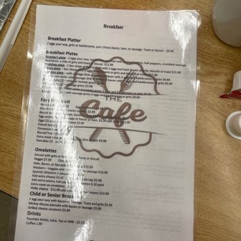 The Cafe - Menu - Cafes Near Me - Vidalia, Louisiana