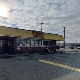 an empty parking lot