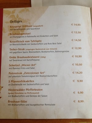 Menu photo 7 Marienstatter Brauhaus Streithausen, RP