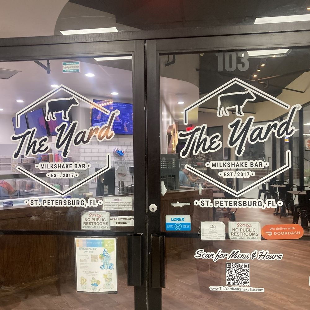 The Yard Milkshake Bar - Ice Cream & Frozen Yogurt Near Me - St. Petersburg, Florida The Yard Milkshake Bar - Ice Cream & Frozen Yogurt Near Me - St. Petersburg, Florida
