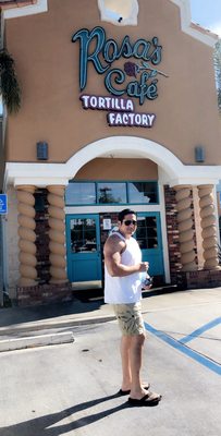 Photo of Rosa's Cafe & Tortilla Factory - Temecula, CA, United States. Even looks like Texas outside!