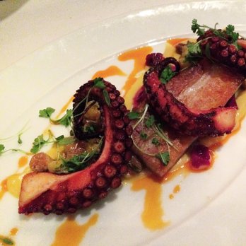 Deuxave - Spanish octopus and pork belly - New American Near Me - Boston, Massachusetts Deuxave - Spanish octopus and pork belly - New American Near Me - Boston, Massachusetts