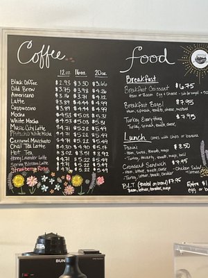 Menu photo 2 Nashville Coffees Nashville, TN Menu photo 2 Nashville Coffees Nashville, TN