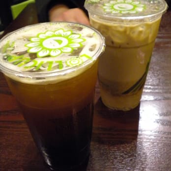 Lollicup Fresh - passion fruit black tea (with boba) and barley milk tea (with jelly) - Juice Bars & Smoothies Near Me - Alhambra, California Lollicup Fresh - passion fruit black tea (with boba) and barley milk tea (with jelly) - Juice Bars & Smoothies Near Me - Alhambra, California