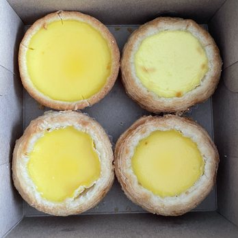Fantasy Bread Garden - butter and "so pay" egg tarts - Bakeries Near Me - Richmond Hill, Ontario