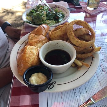 Joe's Cafe - French Dip w| tri-tip includes Ceasar salad & fries - American Near Me - Santa Barbara, California