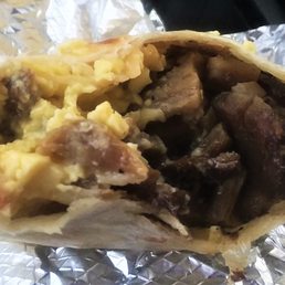 Surprisingly mediocre breakfast burritos for a Buc-ee's