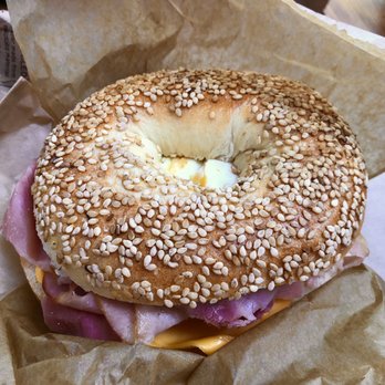 The Bakehouse Chicago - Breakfast bagel with ham, egg, and cheese - Patisserie/Cake Shop Near Me - Chicago, Illinois The Bakehouse Chicago - Breakfast bagel with ham, egg, and cheese - Patisserie/Cake Shop Near Me - Chicago, Illinois
