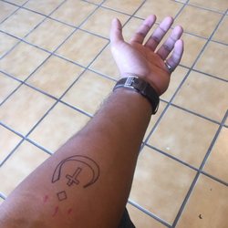 Muerte Tattoo - Stencil