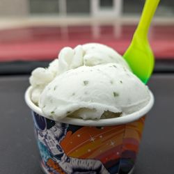Dumont Creamery & Cafe - Mint basil sorbet! Very refreshing!