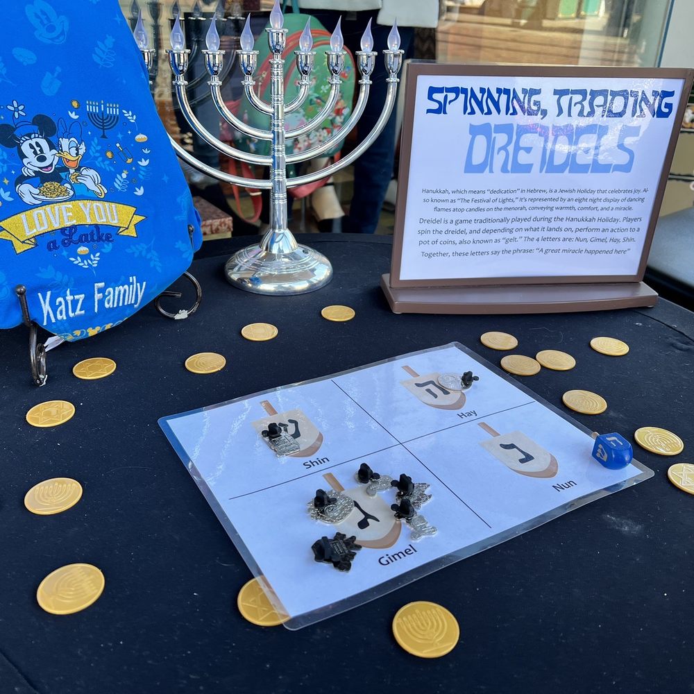 Five & Dime - Pin trading out front for Hanukkah! - Performing Arts Near Me - Anaheim, California Five & Dime - Pin trading out front for Hanukkah! - Performing Arts Near Me - Anaheim, California