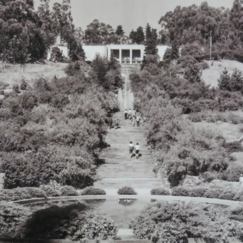 Joaquin Miller Park - Vintage photo, there used to be water and fountains - Parks Near Me - Oakland, California
