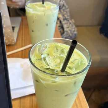 Temple Coffee - Iced 16 oz. Matcha Latte - Coffee & Tea Near Me - Sacramento, California