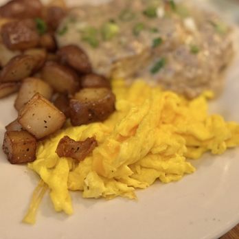 The Village - Scrambled Eggs with Biscuits and Gravy - Diners Near Me - San Francisco, California The Village - Scrambled Eggs with Biscuits and Gravy - Diners Near Me - San Francisco, California