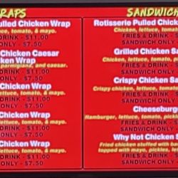 Why Not Chicken - Wraps sandwich