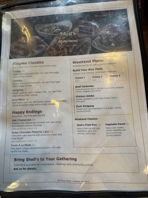 Menu photo 2 Shell's Fairfield, CA Menu photo 2 Shell's Fairfield, CA