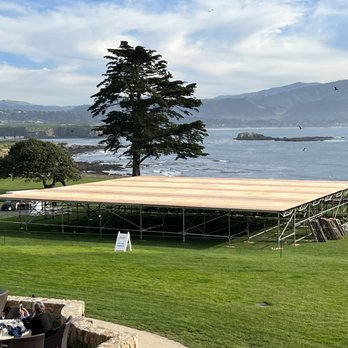 Stillwater - Grandstand Set Up for AT&T Pebble Beach Pro-Am 2022! (01/13/22) - American Near Me - Pebble Beach, California