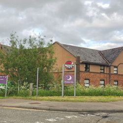 Inshes Gate Brewers Fayre & Travel Inn - Sign at the turn