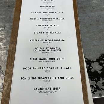 The Ice Plant - Drink menu - Cocktail Bars Near Me - St. Augustine, Florida