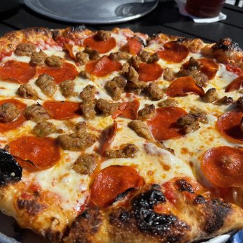 Pi Local - No frills with the spicy sauce. Best combination ever! - Pizza Near Me - Punta Gorda, Florida