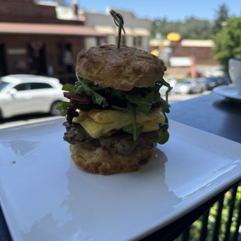 The Pour Choice - Biscuits breakfast sandwich with sausage - Coffee & Tea Near Me - Auburn, California The Pour Choice - Biscuits breakfast sandwich with sausage - Coffee & Tea Near Me - Auburn, California