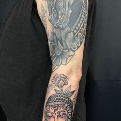 Jinx Proof Tattoo - Blast-over tattoo plus new piece