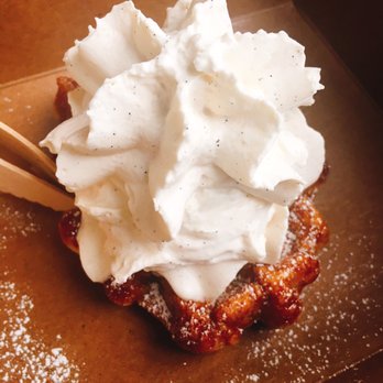 Crackle Creme - Waffle with vanilla bean whip cream - Desserts Near Me - Vancouver, British Columbia Crackle Creme - Waffle with vanilla bean whip cream - Desserts Near Me - Vancouver, British Columbia