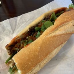 Bahmi grilled pork sandwich Bahmi grilled pork sandwich