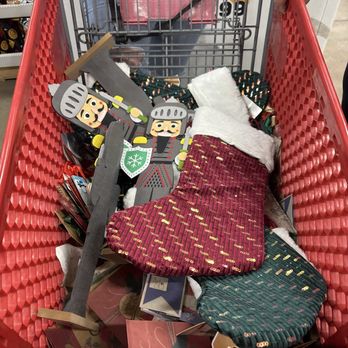 Grocery Outlet - I guess all these spots have a Christmas stuff from box or basket. - Grocery Near Me - Atwater, California