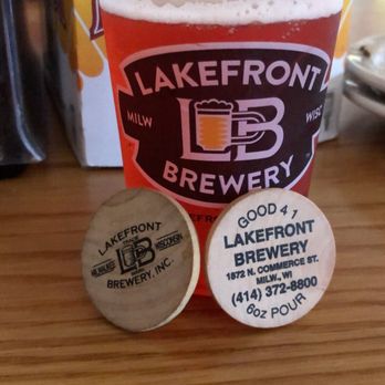 Lakefront Brewery - Get your tokens, turn in for beer! WIN, WIN, WIN.  Also the cheese curds are TO DIE FOR. - Breweries Near Me - Milwaukee, Wisconsin