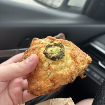 Toasted Coffee House - jalapeño cheddar scone - Coffee & Tea Near Me - High Ridge, Missouri Toasted Coffee House - jalapeño cheddar scone - Coffee & Tea Near Me - High Ridge, Missouri